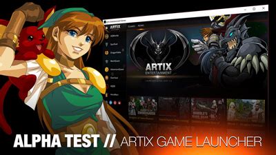 artix game launcher|DragonFable .